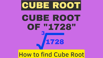 Cube Root | How to find cube root | Cube root of 1728 #mathtricks #cuberoot #maths