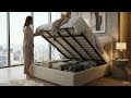 Hotel Luxury Meets Smart Storage: The Juliana Ottoman Bed ✨