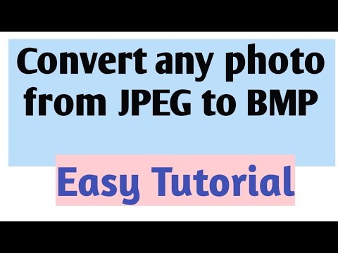 Video: Hoe converteer ik een afbeelding naar een bitmap?