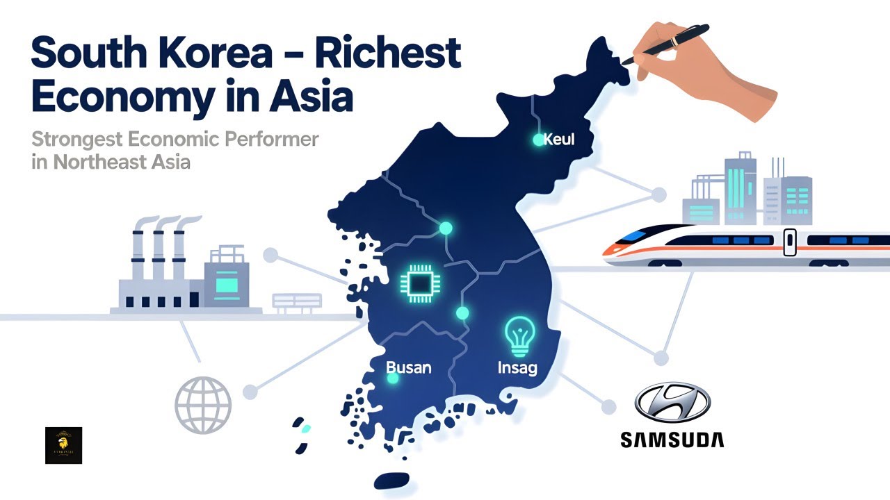 Why Economy Of South Korea Is So Strong? Secrets Behind South Korea's High GDP & Economic Growth