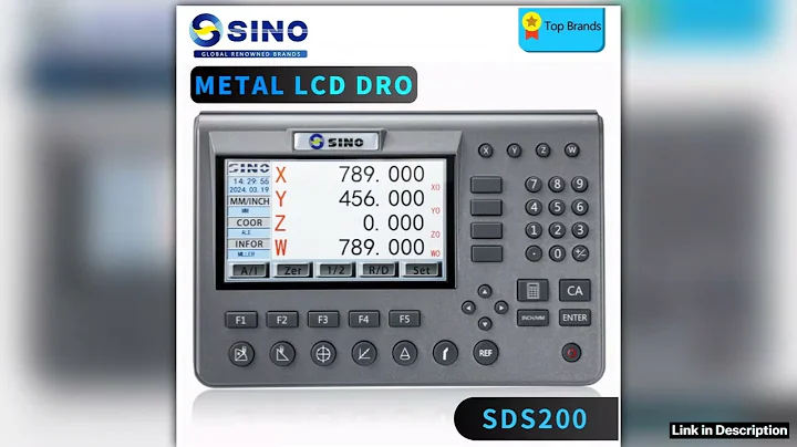 SINO Highend SDS200 Metal 4 Axis LCD Digital Readout Kits Test Intrusment Glass Linear Scale