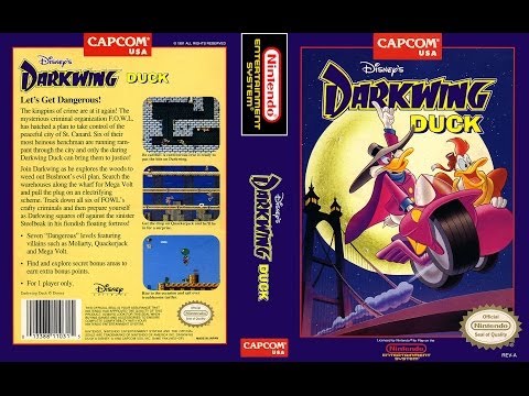 Darkwing Duck NES Gameplay No Damage No Death (Полное прохождение) (ULTRA HD - 4K)