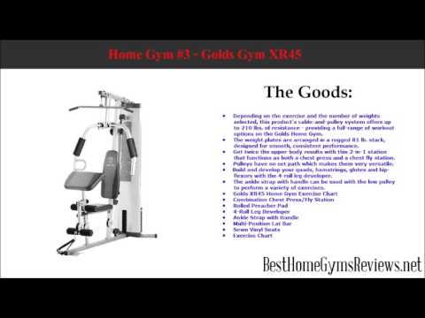 Golds Xr45 Home Gym Exercise Chart
