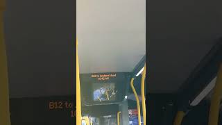 B12 To Joydens Wood Ibus Announcement Sen44 bus localbus publicbus tfl