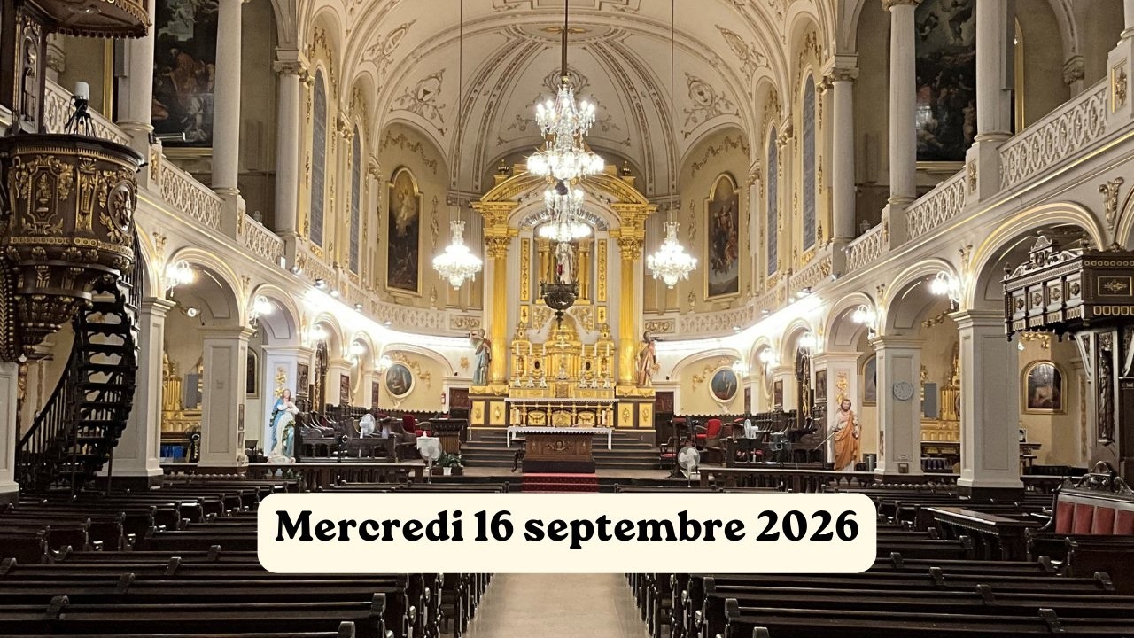 Messe à l'Esprit Saint - Mercredi 16 septembre 2026