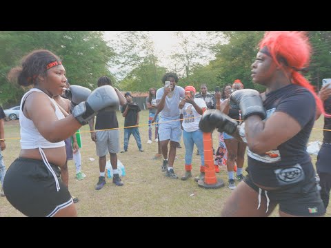 CAROLINA FEMALE HOOD BOXING 🥊 CHYNA VS SKY REMATCH