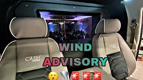 Sundown ZV6 18's 6th order Demo ... WIND ADVISORY