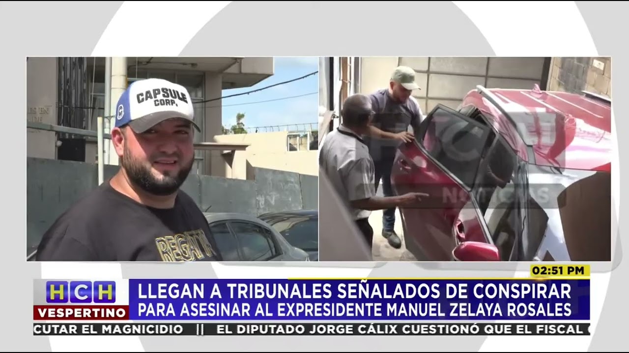 A audiencia los acusados de asociación terrorista para asesinar a "Mel" y derrocar a Xiomara Castro