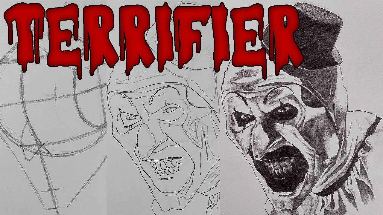 Como Desenhar Art o Palhaço de Terrifier 3 | How to Draw Art the Clown