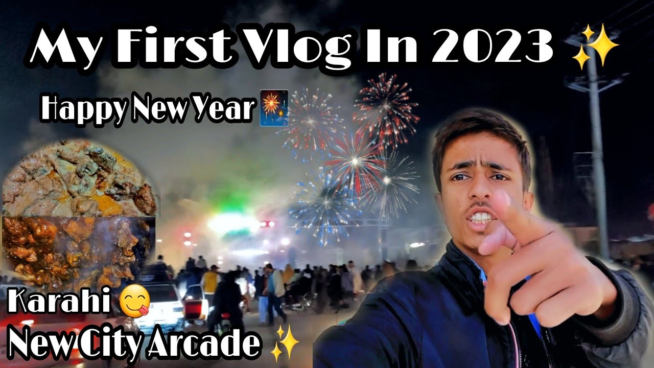 My First Vlog In 2023 | Happy New Year ✨️| New City Arcade | 