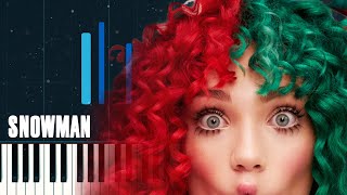 Sia - Snowman | Piano Tutorial