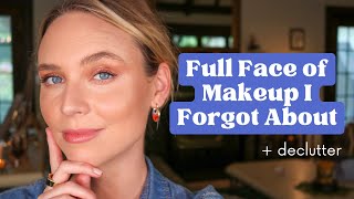 Full Face of Makeup I Forgot About + Declutter! screenshot 1