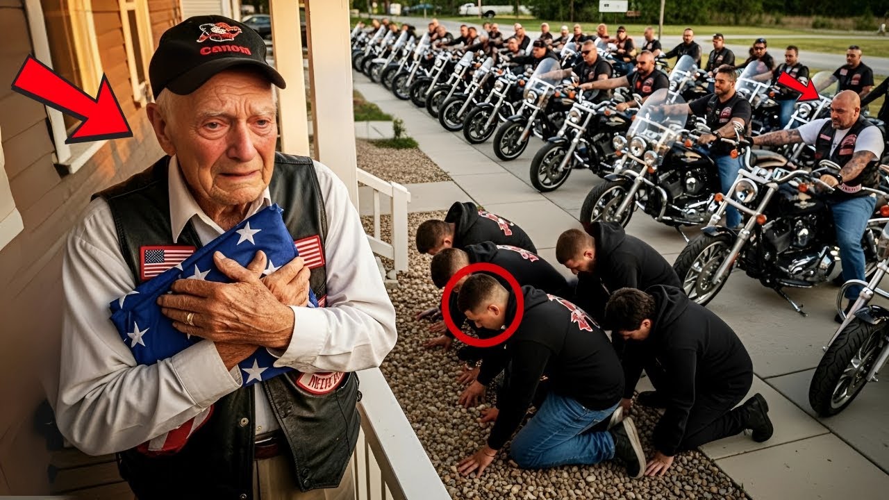 Schläger verbrannten Veteranenflagge – Minuten später umzingelten 50 Hells Angels ihr Versteck