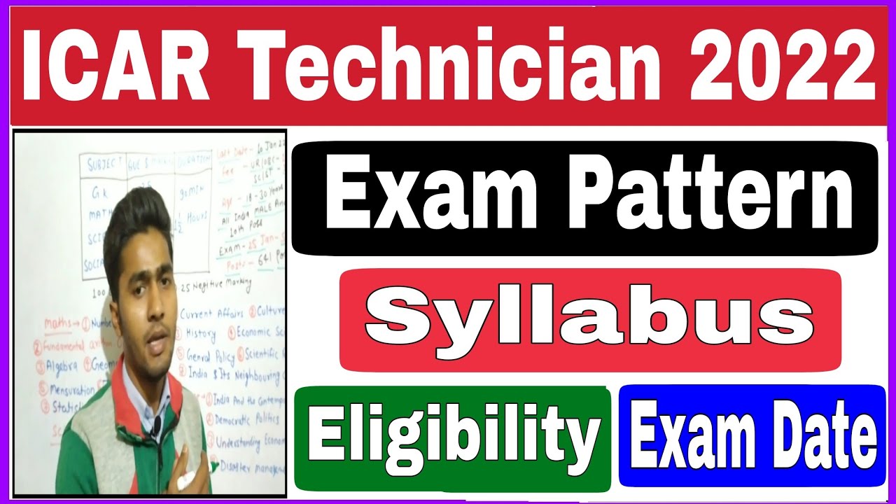 ICAR New Recruitment 2022 | ICAR Syllabus 2022 |ICAR Exam Pattern 2022 |ICAR Eligibility | Exam Date