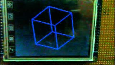 Stm32f407 Discovery 3D Cube  ( TFT SSD1289 )  Turkey