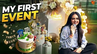 Behind The Scenes Of My First Event Divya Gowda