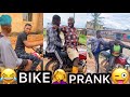 Mr dangerous bike man prank try not to laugh  african funniest pranks