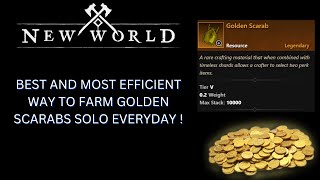 New World Golden Scarab Guide - The Best Solo Route