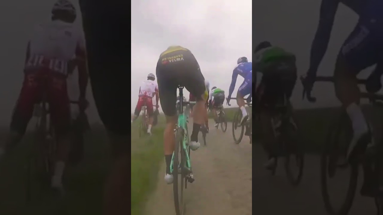 😲Cycling Madness at Paris-Roubaix 🪨 Part 2 | 