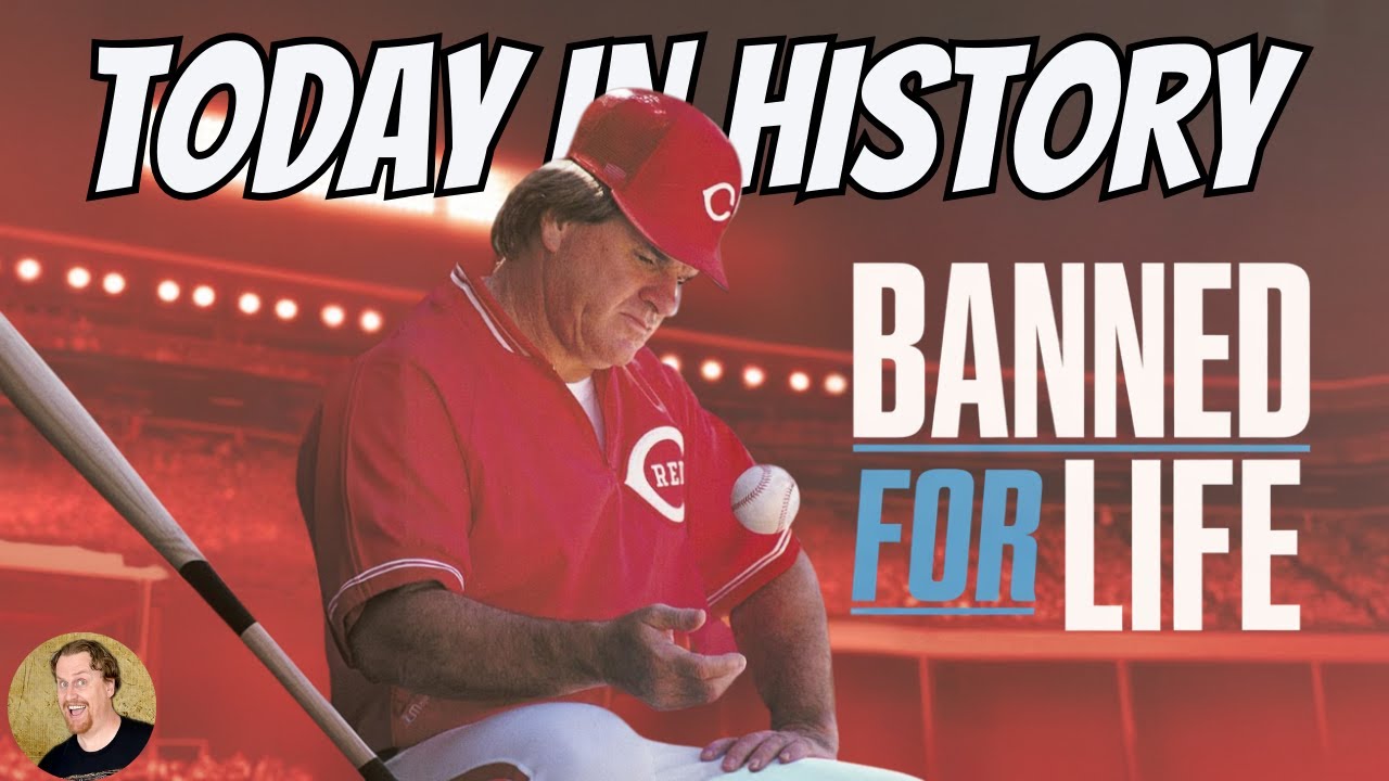Pete Rose BANNED From Baseball for Life⚾ | Today in History (1989)