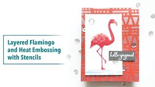 Hero Arts Layering Stamp Card Tutorial