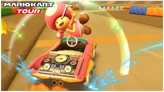 Mario Kart Tour - Pirate Tour - Toadette Cup - Gameplay Walkthrough