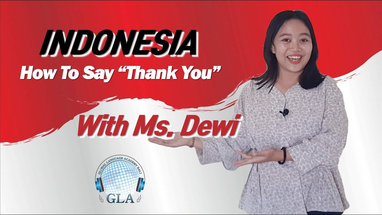 INDONESIAN CLASS HOW TO SAY 