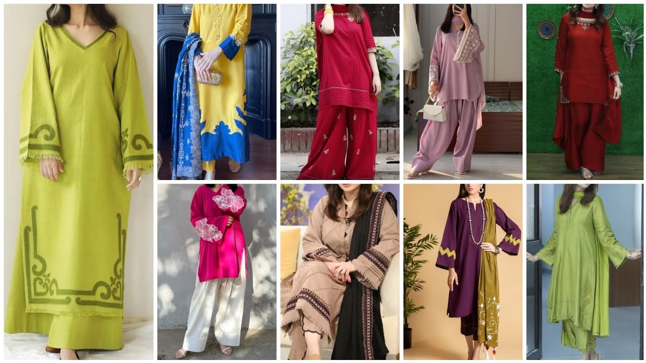 Latest winter dress designs | Mid season casual dress designs ideas | working women casual dresses 