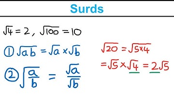 Surds - Algebraic Expressions (Year 1) - Edexcel AS and A Level Maths