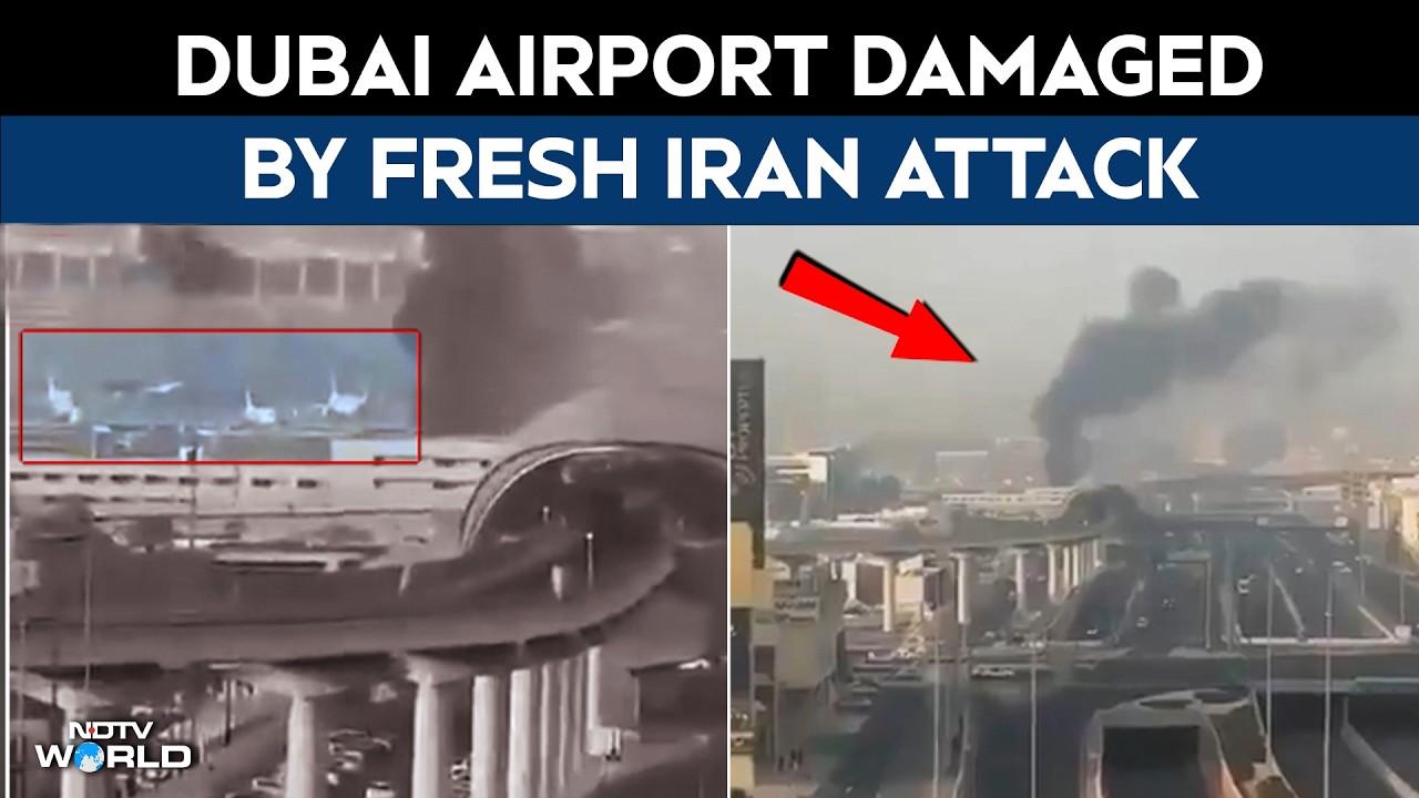 Dubai Airport Attacked News | Iran's Fresh Drone Strike On Dubai, Airport Shut