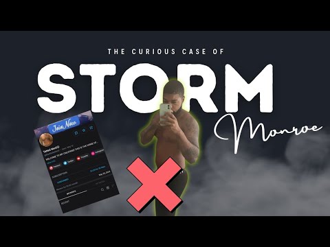 Storm Monroe Deletes ALL Of His Content Off Onlyfans And Ignores His OF