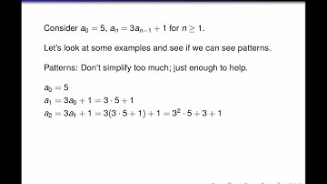 Telescoping and Iteration (Section 2.4)