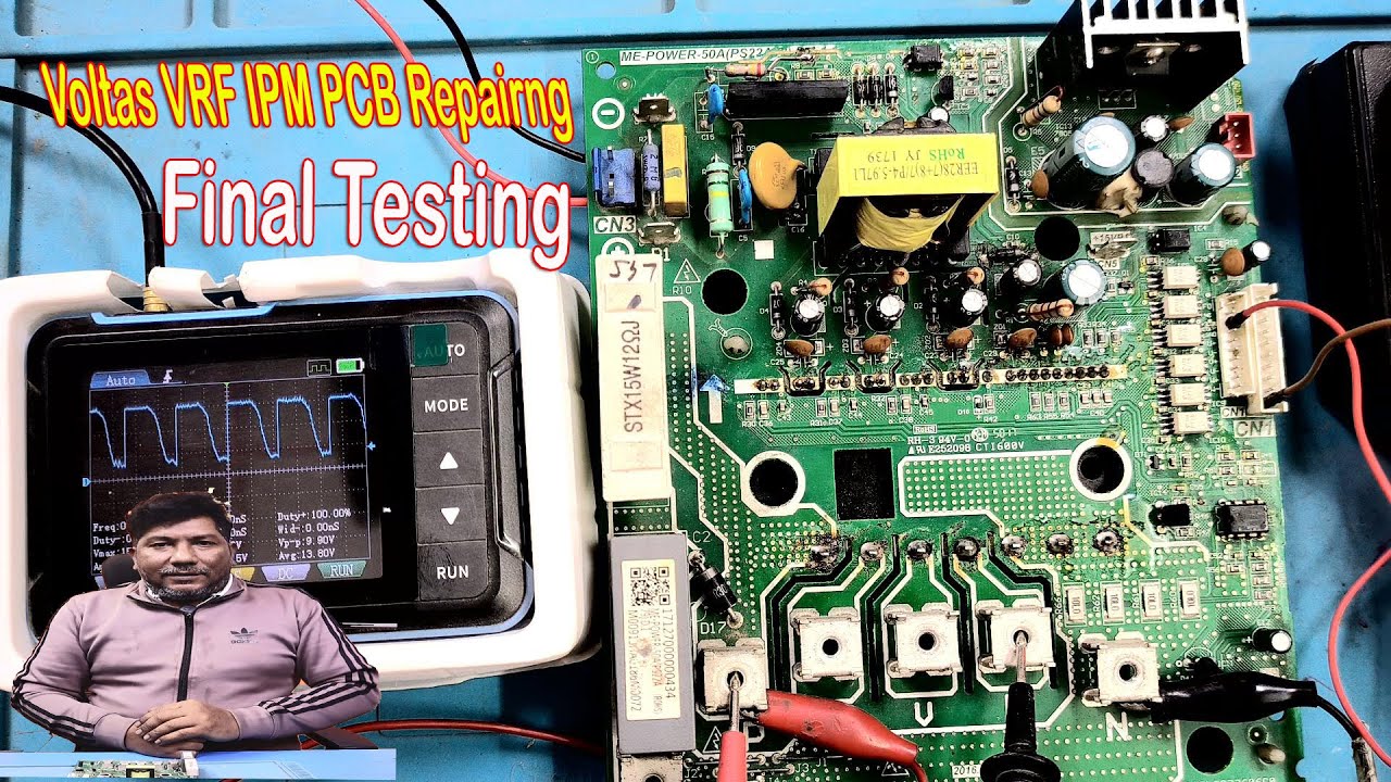 Voltas VRF invrter pcb repairing and testing