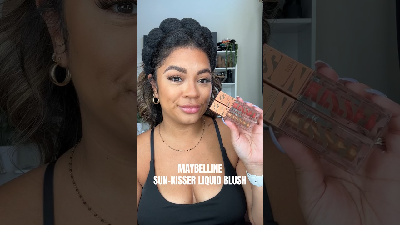 Maybelline Sun-Kissers Liquid Blush First Impressions #maybelline #beautyreviews