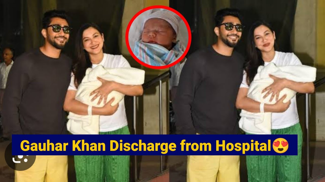 Gauhar Khan 2nd Baby Boy Delivery and Gauhar Khan Discharge From Hospital 