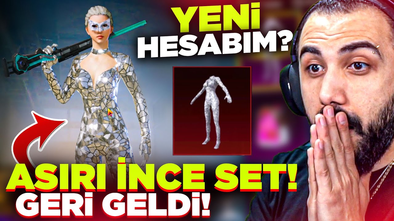 OYUNUN EN İNCE SETİ GERİ DÖNDÜ!! 😮 YENİ HESABIMA AÇIP FULLEDİM! | PUBG MOBILE