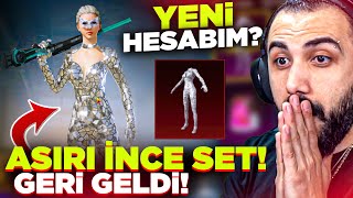 OYUNUN EN İNCE SETİ GERİ DÖNDÜ!! 😮 YENİ HESABIMA AÇIP FULLEDİM! | PUBG MOBILE