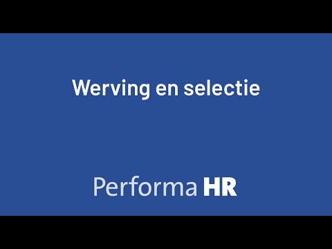 Video: Wat zijn de stappen in het werving- en selectieproces?