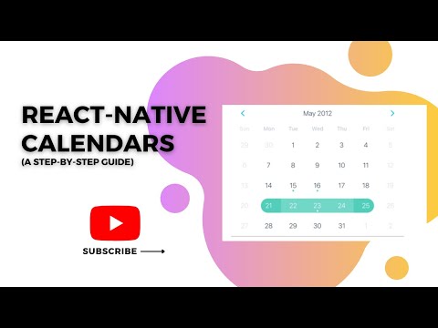 React-Native Calendar Introduction