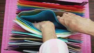 How I store My:  Felt and Foam; File Folder Review