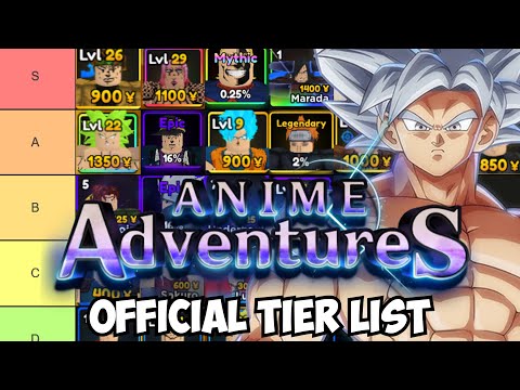 [Update 14] The BEST Anime Adventures Tier List (OFFICIAL)! (Best META  Units) 