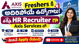 Datos Axis Services Hiring Freshers For HR Recruiter Role | Only Day Shift Job | Hyderabad Jobs Actualización