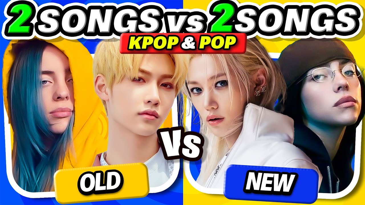 KPOP vs POP: Old vs New Same Singer 🔥 2 Songs vs 2 Songs - Kpop Quiz 2024