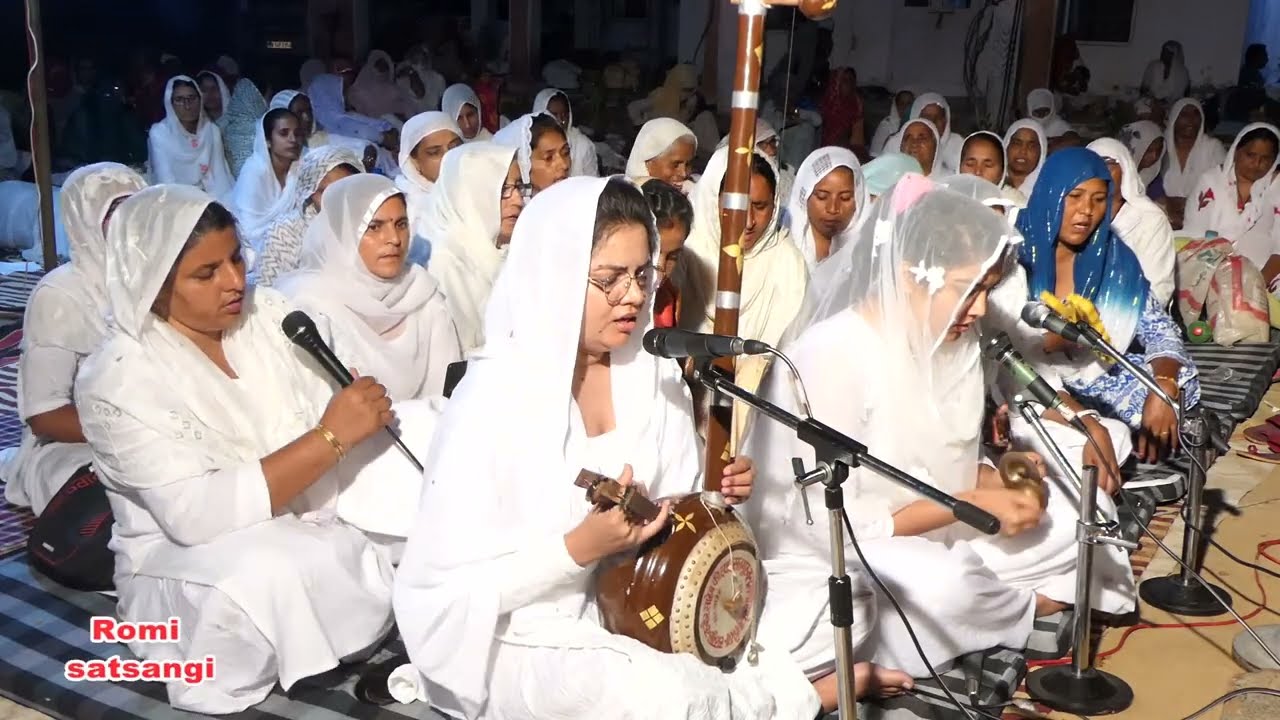 सत्संग रात सुहावणी, पिया सोवै ना!! सत्य कबीर साहेब जी के शब्द !! सत्संग गरवा आश्रम,बहल झुपां