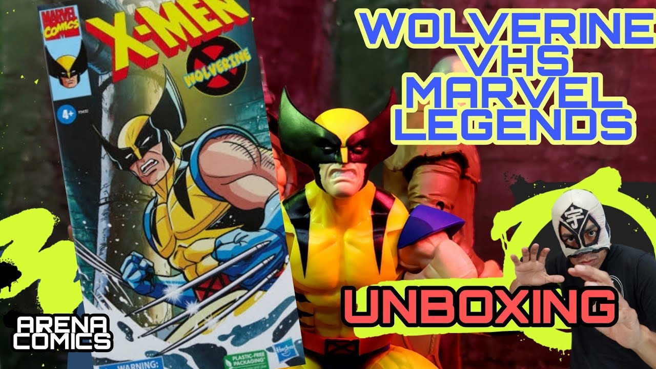 MARVEL - マーベルレジェンド　VHSウルヴァリン Amazon.com: Marvel Legends X-Men Animated Series VHS Box