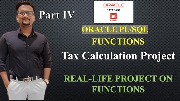Tax Calculation using PL/SQL Functions | Functions in PL/SQL