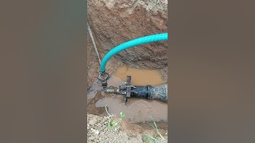 Hydrostatic test in Ductile Iron pipe line.