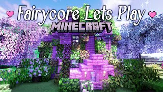 Making a Butterfly Garden! ♡ Fairycore Minecraft Let's Play ✩⋆ Ep 20 ✮⊹♡