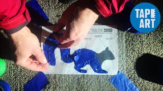 How to Draw a Tape Art Squirrel