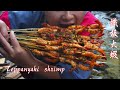 【Shyo video】用鐵板燒大蝦，一個人吃幾十串，這味道真不錯